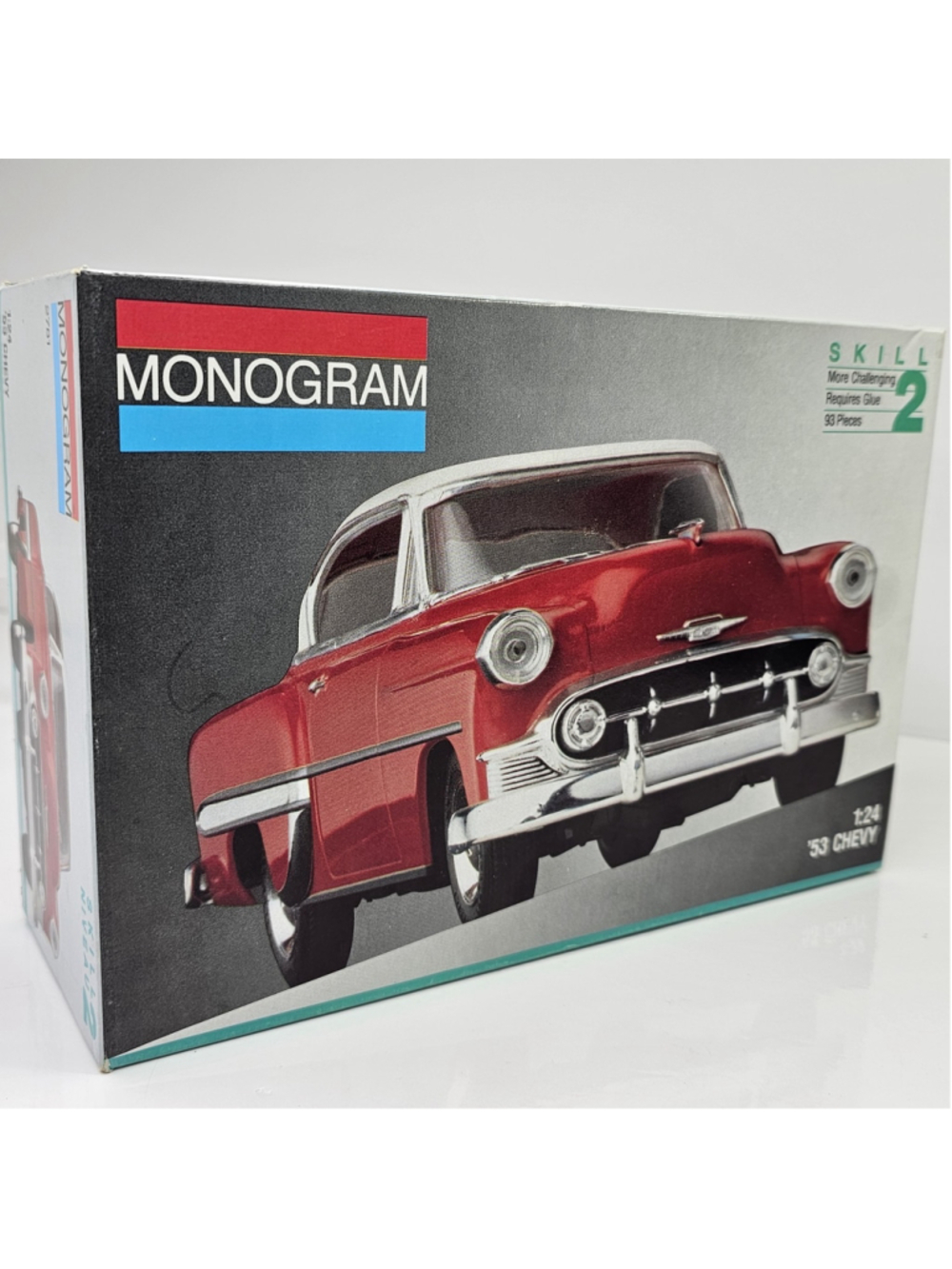 53 CHEVY BEL AIR HARDTOP I-6 1953 S/I 1/24 Plastic Model, USA, Unbuilt, COMPLETE